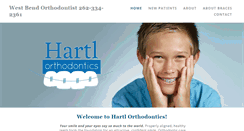Desktop Screenshot of hartlorthodontics.com